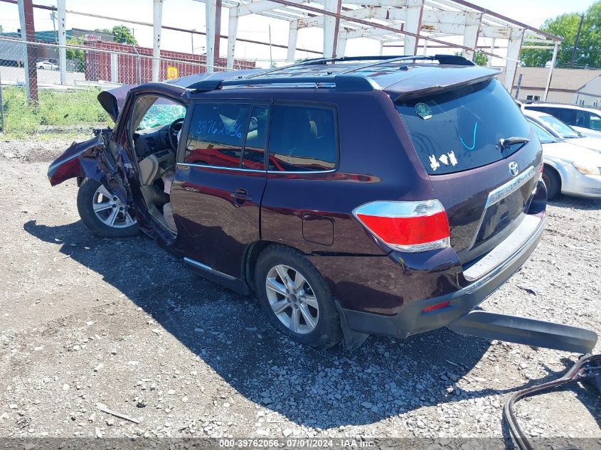 5TDBK3EH6CS142809 2012 Toyota Highlander Base V6