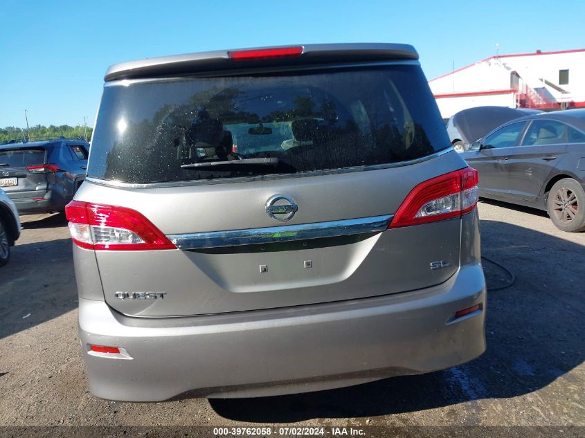 2012 Nissan Quest Sl VIN: JN8AE2KP9C9046345 Lot: 39762058