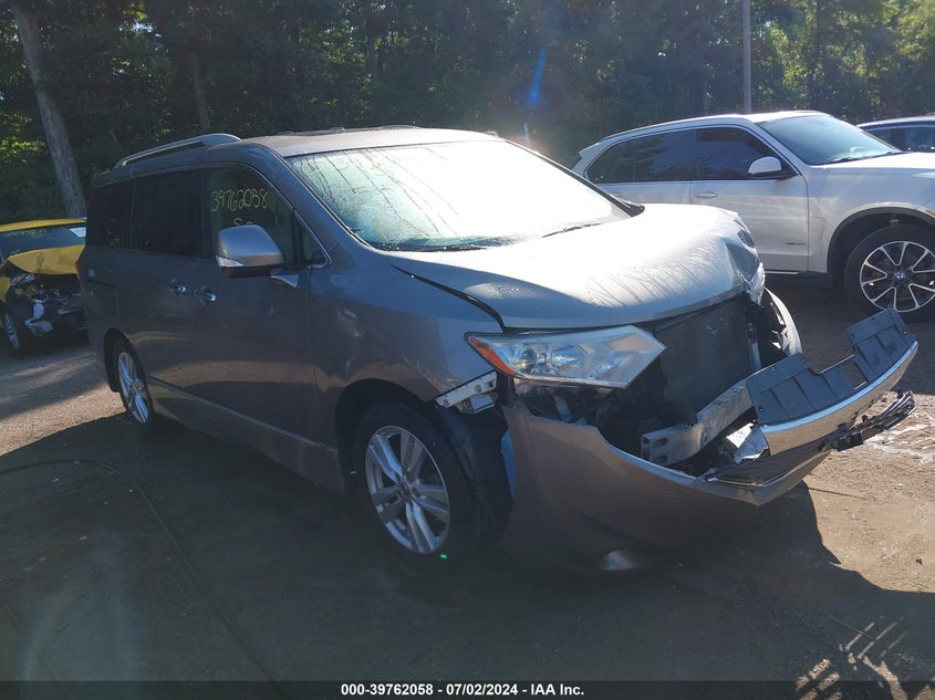 2012 Nissan Quest Sl VIN: JN8AE2KP9C9046345 Lot: 39762058