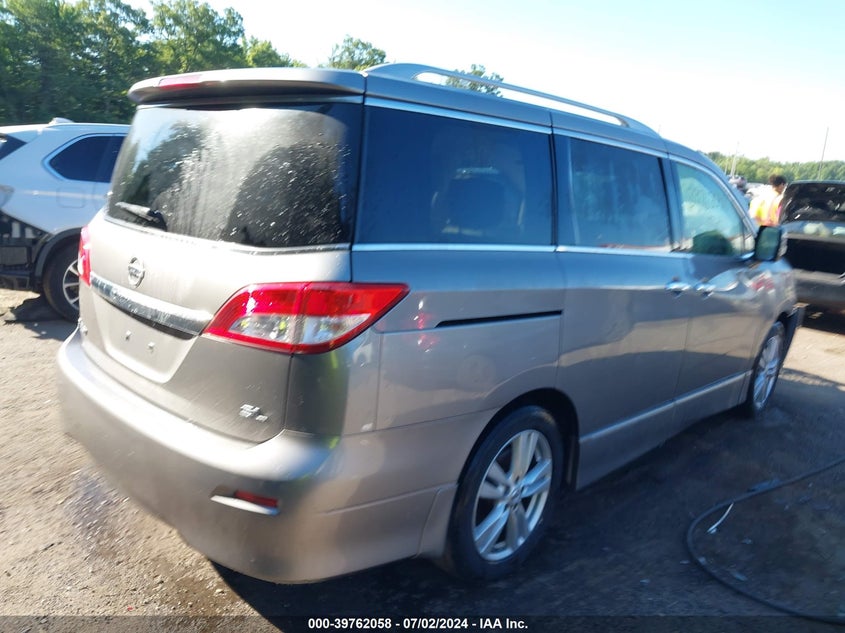 2012 Nissan Quest Sl VIN: JN8AE2KP9C9046345 Lot: 39762058