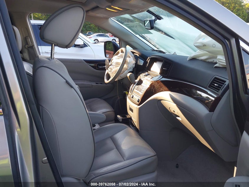 2012 Nissan Quest Sl VIN: JN8AE2KP9C9046345 Lot: 39762058