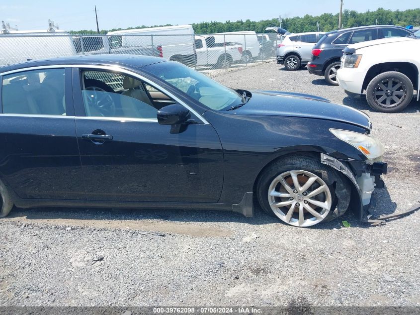 2009 Infiniti G37X VIN: JNKCV61F49M363605 Lot: 39762098