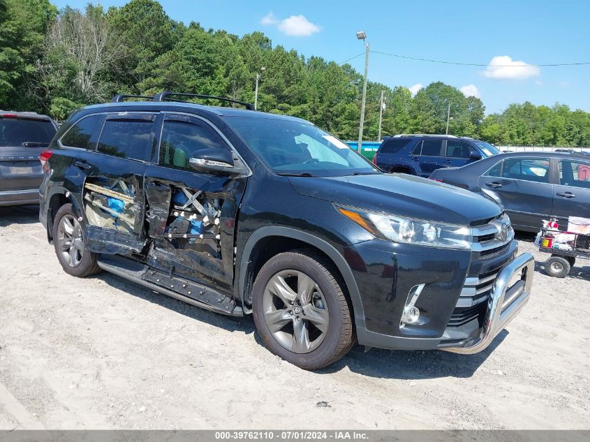 2019 TOYOTA HIGHLANDER LIMITED/LTD PLATINUM - 5TDDZRFH3KS934307