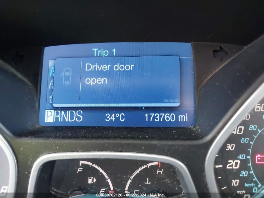 2012 Ford Focus Sel VIN: 1FAHP3M25CL135561 Lot: 39762126