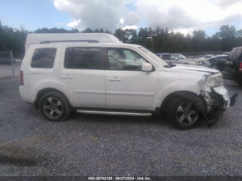 2012 Honda Pilot Ex-L VIN: 5FNYF4H50CB086229 Lot: 39762155