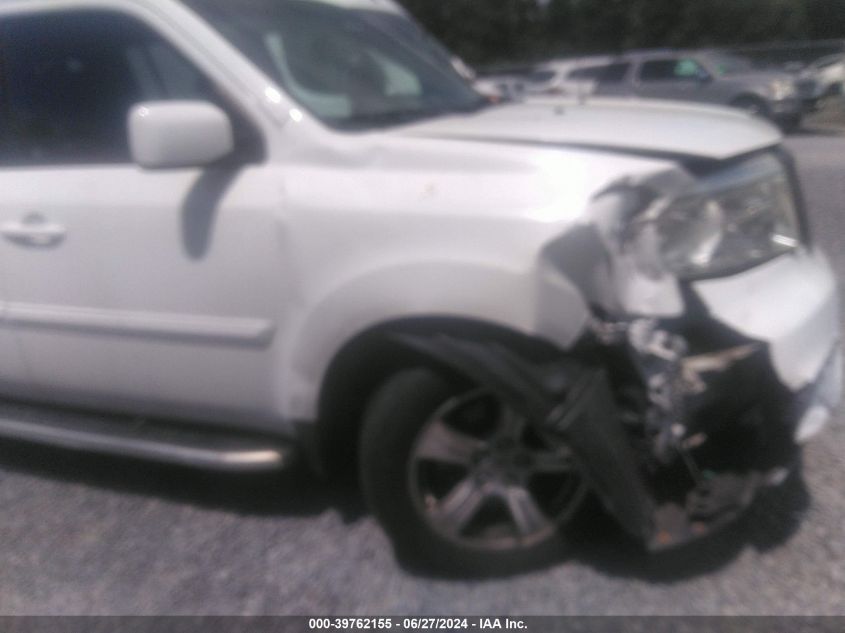 2012 Honda Pilot Ex-L VIN: 5FNYF4H50CB086229 Lot: 39762155