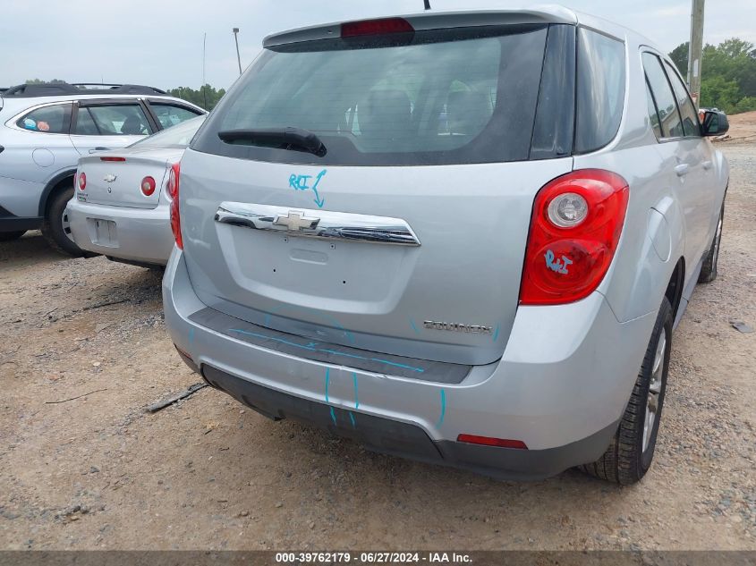 2011 Chevrolet Equinox Ls VIN: 2GNALBECXB1291289 Lot: 39762179