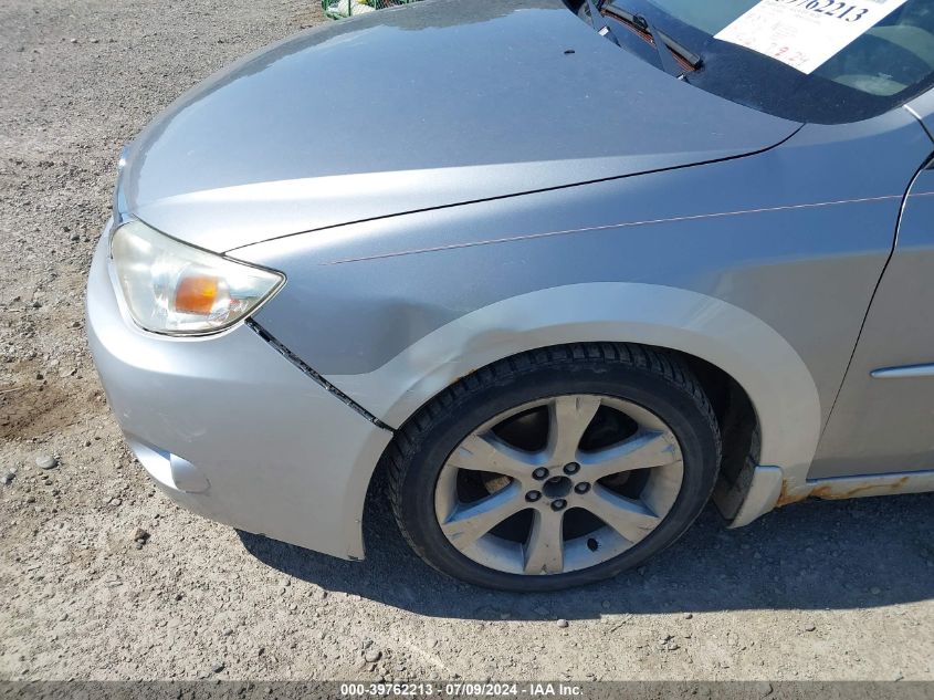 2008 Subaru Impreza Outback Sport VIN: JF1GH63638H831327 Lot: 39762213