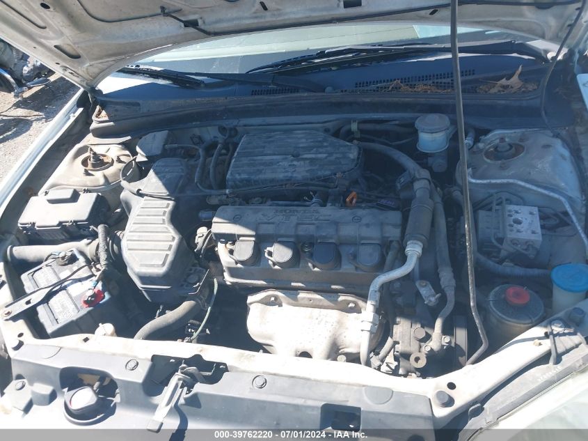 2003 Honda Civic Ex VIN: 2HGES26893H537606 Lot: 39762220