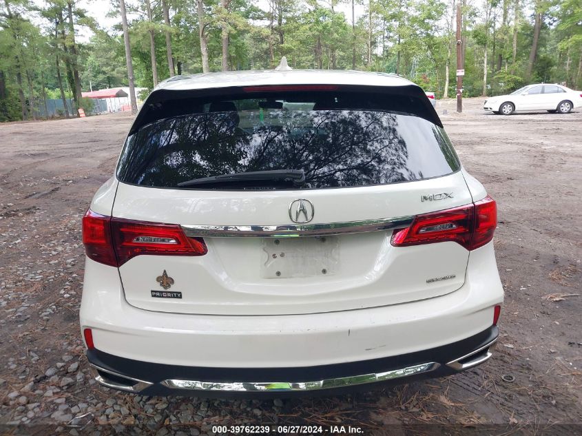 2017 Acura Mdx Technology Package VIN: 5FRYD4H52HB008515 Lot: 39762239