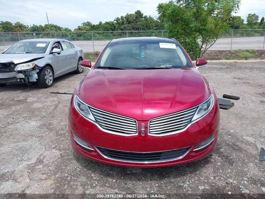 2013 Lincoln Mkz VIN: 3LN6L2G94DR806555 Lot: 39762240