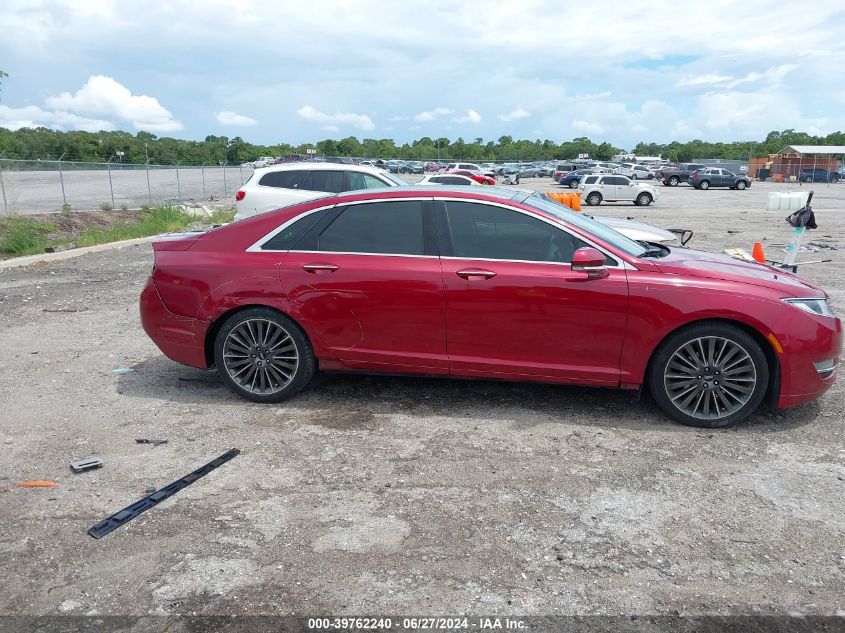 2013 Lincoln Mkz VIN: 3LN6L2G94DR806555 Lot: 39762240