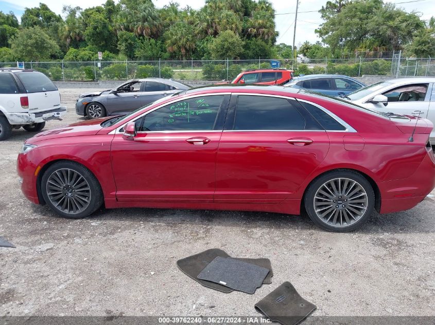 2013 Lincoln Mkz VIN: 3LN6L2G94DR806555 Lot: 39762240