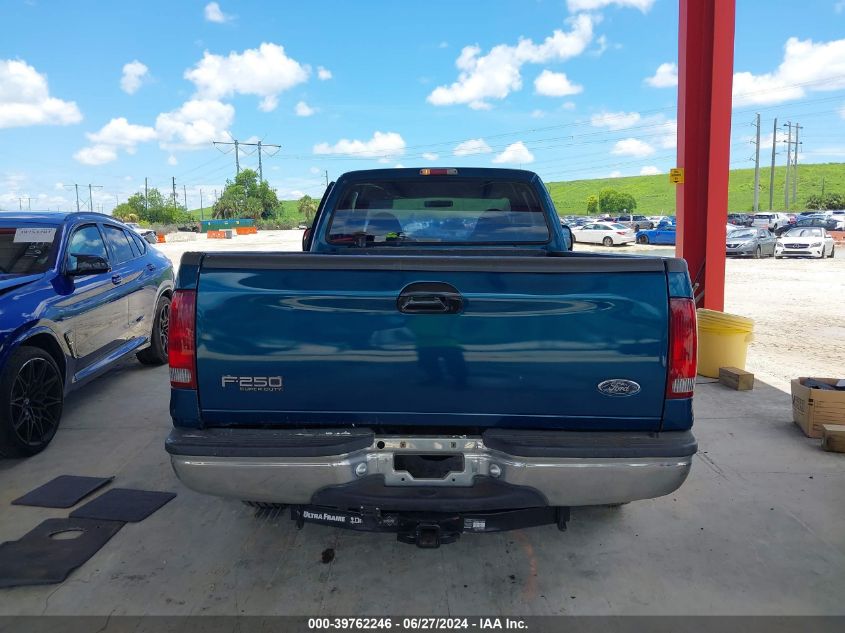 2000 Ford F-250 Lariat/Xl/Xlt VIN: 1FTNX20F5YEA52255 Lot: 39762246