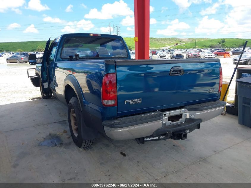 2000 Ford F-250 Lariat/Xl/Xlt VIN: 1FTNX20F5YEA52255 Lot: 39762246