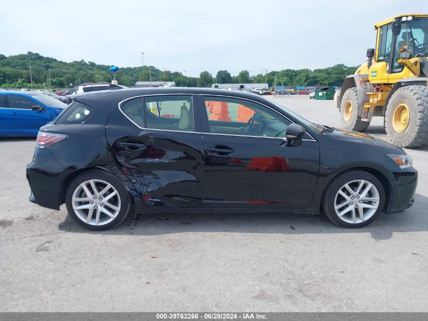 2016 Lexus Ct 200H VIN: JTHKD5BH2G2266534 Lot: 39762266