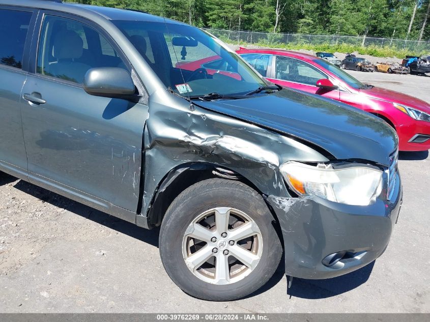 2010 Toyota Highlander Base V6 VIN: JTEBK3EH6A2153048 Lot: 39762269