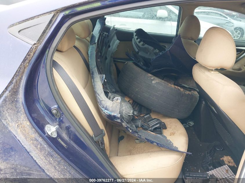 2013 Hyundai Elantra Gls VIN: 5NPDH4AE6DH284707 Lot: 39762277