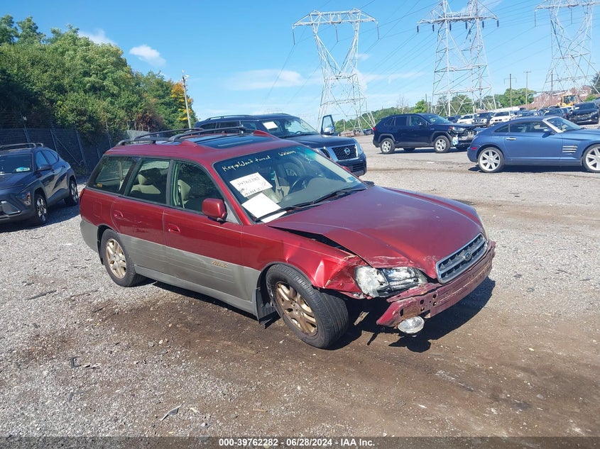 2002 Subaru Legacy Outback Limited VIN: 4S3BH686927622149 Lot: 39762282