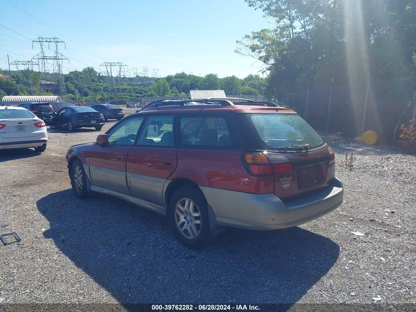 2002 Subaru Legacy Outback Limited VIN: 4S3BH686927622149 Lot: 39762282