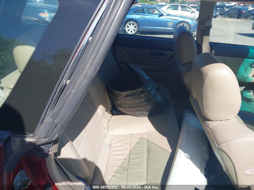 2002 Subaru Legacy Outback Limited VIN: 4S3BH686927622149 Lot: 39762282