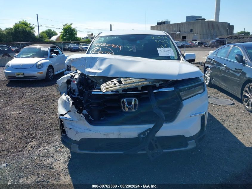 2023 Honda Pilot Awd Ex-L 7 Passenger VIN: 5FNYG1H50PB010317 Lot: 39762369