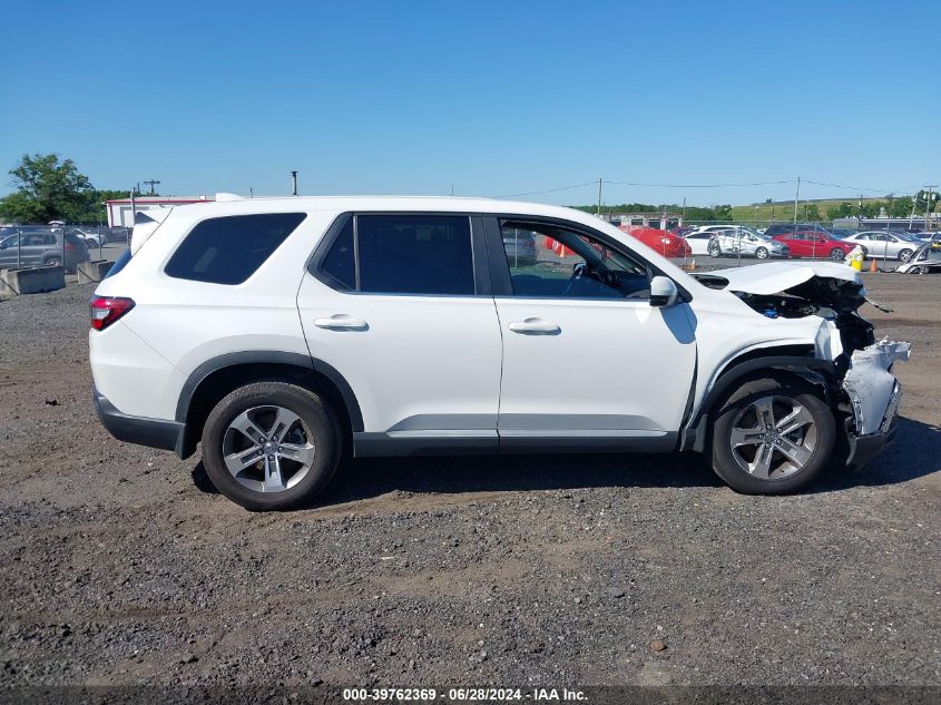 2023 Honda Pilot Awd Ex-L 7 Passenger VIN: 5FNYG1H50PB010317 Lot: 39762369