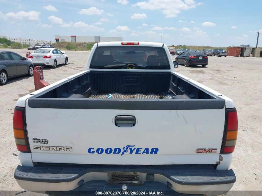 2007 GMC Sierra 1500 Classic Work Truck VIN: 3GTEC14V27G197266 Lot: 39762376