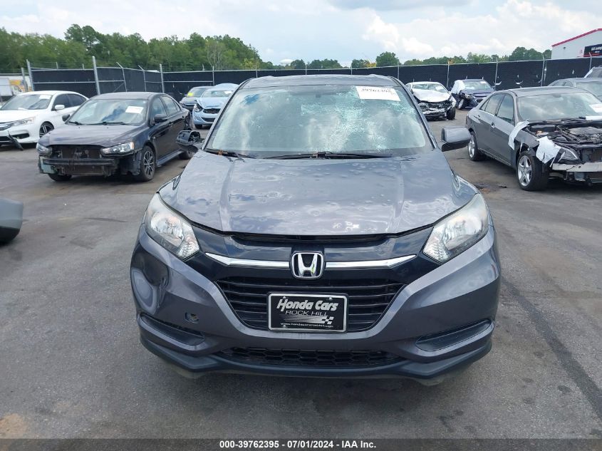 2018 Honda Hr-V Lx VIN: 3CZRU5H33JG701971 Lot: 39762395