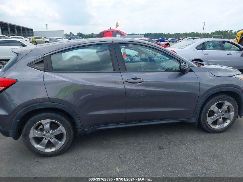 2018 Honda Hr-V Lx VIN: 3CZRU5H33JG701971 Lot: 39762395