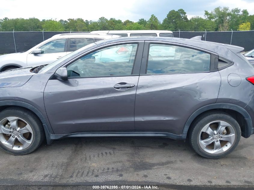 2018 Honda Hr-V Lx VIN: 3CZRU5H33JG701971 Lot: 39762395