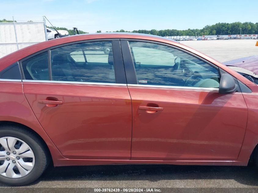 2012 Chevrolet Cruze Ls VIN: 1G1PC5SH8C7376262 Lot: 39762439