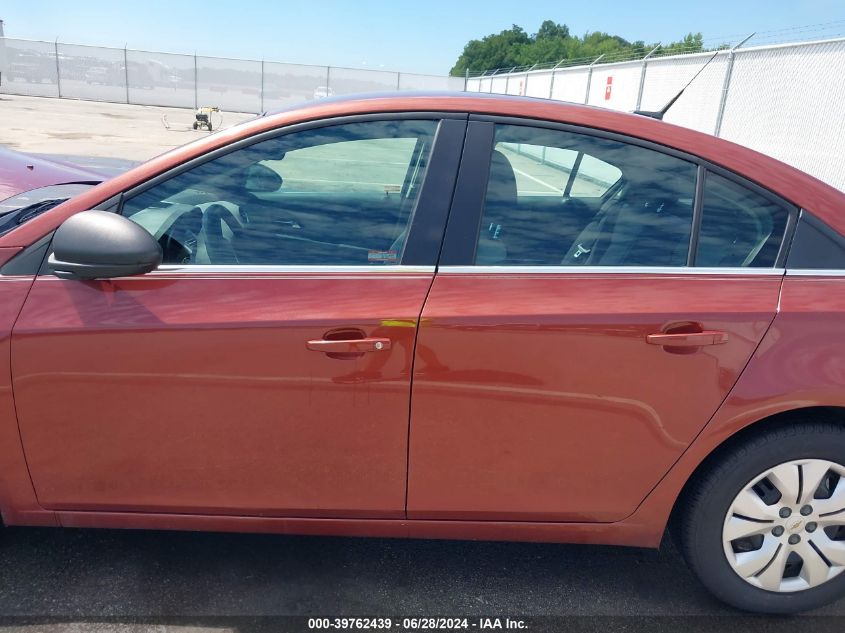 2012 Chevrolet Cruze Ls VIN: 1G1PC5SH8C7376262 Lot: 39762439