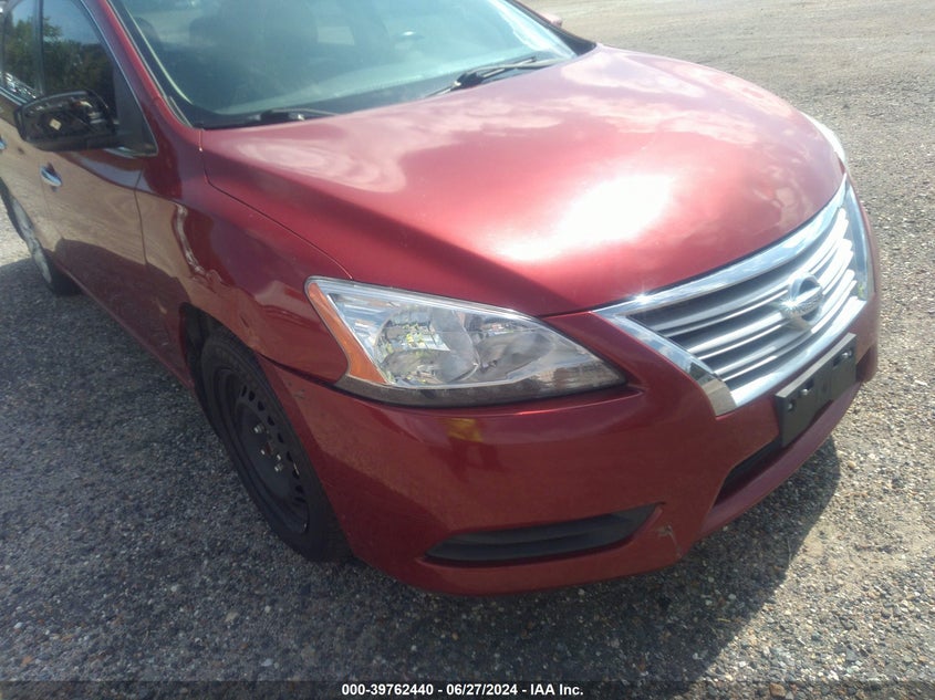 2013 Nissan Sentra Sv VIN: 3N1AB7AP9DL729029 Lot: 39762440