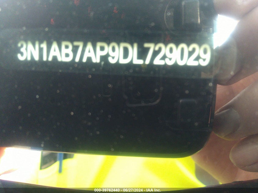 2013 Nissan Sentra Sv VIN: 3N1AB7AP9DL729029 Lot: 39762440