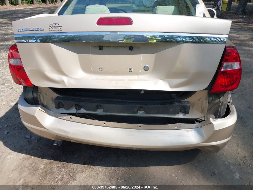 2005 Chevrolet Malibu VIN: 1G1ZS52F75F128510 Lot: 39762485