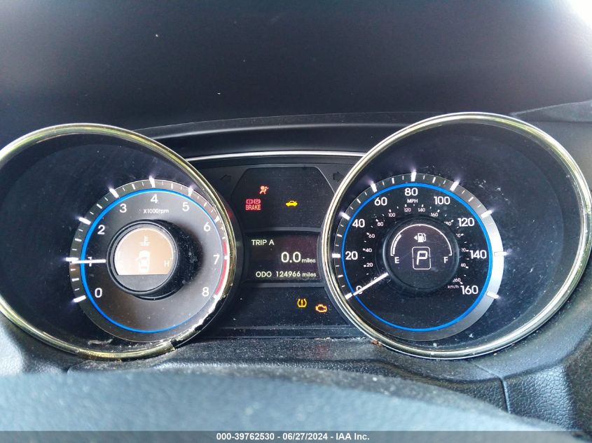 2013 Hyundai Sonata Gls VIN: 5NPEB4AC0DH636684 Lot: 39762530