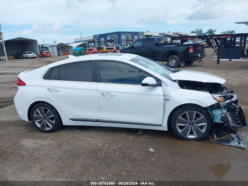 2019 Hyundai Ioniq Limited VIN: KMHC05LC1KU107467 Lot: 39762560