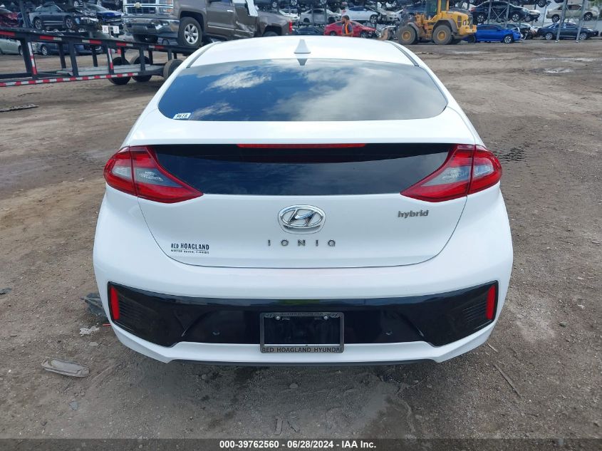 2019 Hyundai Ioniq Limited VIN: KMHC05LC1KU107467 Lot: 39762560