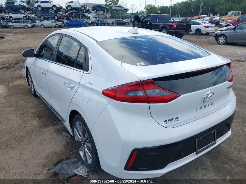 2019 Hyundai Ioniq Limited VIN: KMHC05LC1KU107467 Lot: 39762560