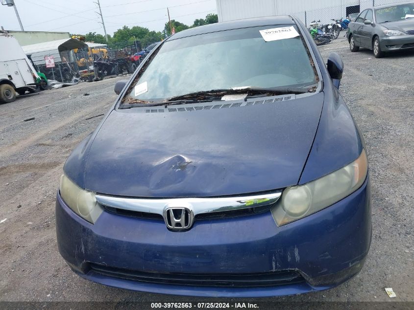 2008 Honda Civic Lx VIN: 1HGFA16548L051237 Lot: 39762563