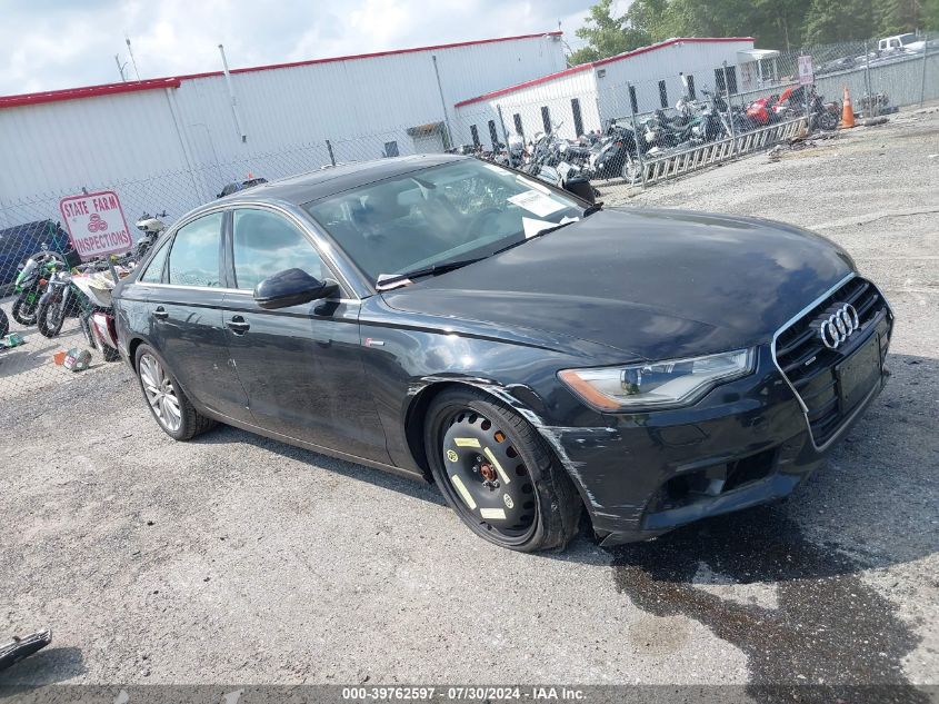 2014 AUDI A6 3.0T PREMIUM PLUS - WAUFGAFC5EN121756