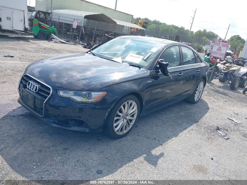 2014 AUDI A6 3.0T PREMIUM PLUS - WAUFGAFC5EN121756