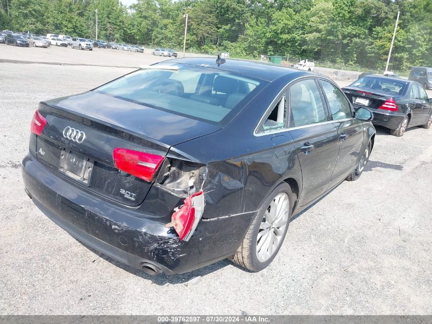 2014 AUDI A6 3.0T PREMIUM PLUS - WAUFGAFC5EN121756