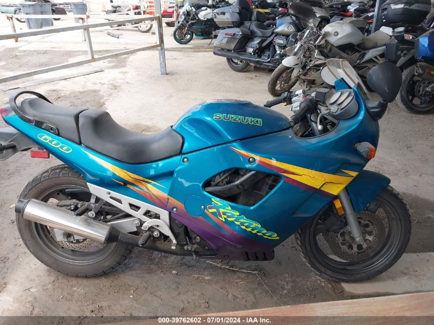 1996 Suzuki Gsx600 F VIN: JS1GN72A6T2103327 Lot: 39762602