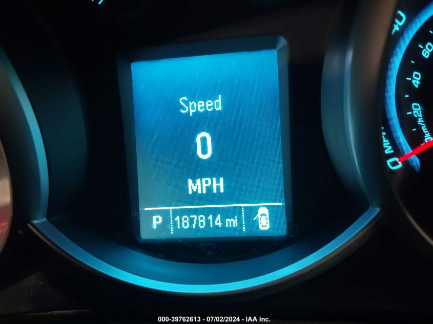 2012 Chevrolet Cruze Eco VIN: 1G1PJ5SC1C7220378 Lot: 39762613