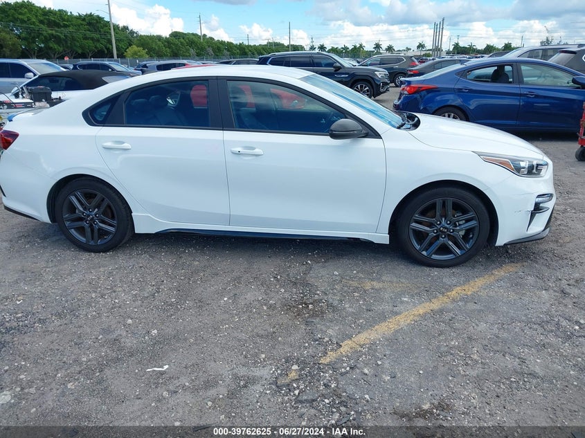 VIN 3KPF34AD1ME387567 2021 KIA FORTE GT-LINE