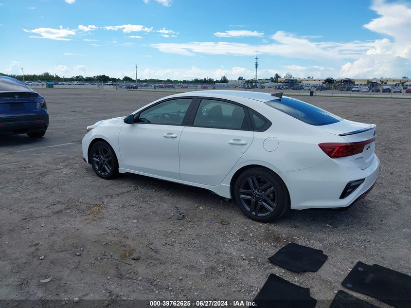 VIN 3KPF34AD1ME387567 2021 KIA FORTE GT-LINE