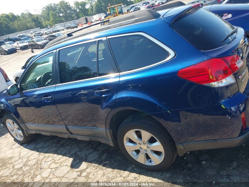 2011 Subaru Outback 2.5I Premium VIN: 4S4BRBGC6B3323766 Lot: 39762634