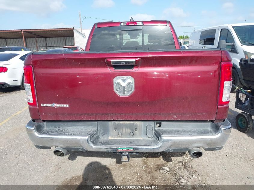 2019 Ram 1500 Big Horn/Lone Star Quad Cab 4X2 6'4 Box VIN: 1C6RREBT7KN821708 Lot: 39762640